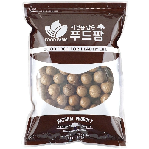 푸드팜 껍질 마카다미아 1kg (1개)_이미지