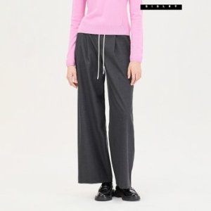 SISLEY 아비곳 배색 웨이스트 밴딩 팬츠 SAPTC2561