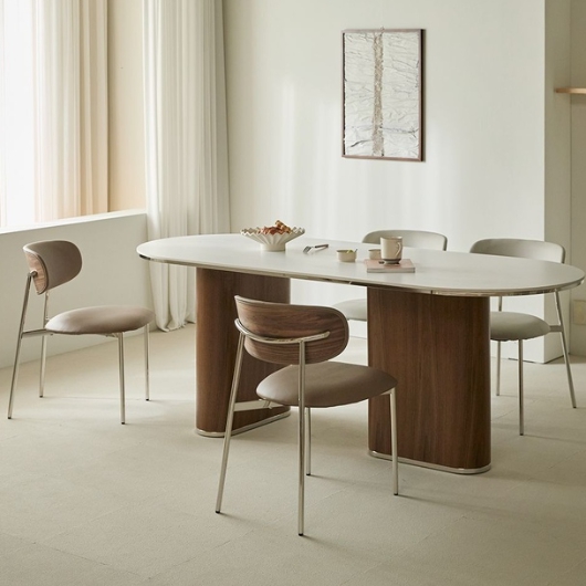 까사일레븐 아도니스 포세린 세라믹 식탁 1500 (의자별도)_이미지