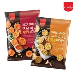 삼립 구운 미니바게트 6+6 총 12봉 택 마늘 피자 블랙페퍼 허니버터_이미지