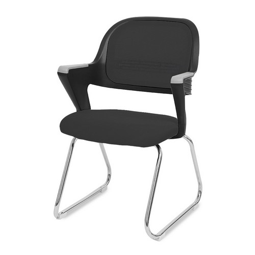 체어포커스 알라딘 블랙바디 고정 의자 AF-700 BK (패브릭좌판)