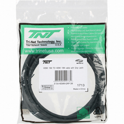 TNT HDMI 1.4 락킹 케이블 (3m)_이미지