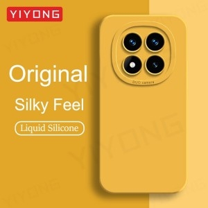 샤오미 Redmi Note14 Pro YIYONG Note 14 커버 기존 액체 실리콘 소프트 용 케이스 Xiomi 5G 13 N.._이미지