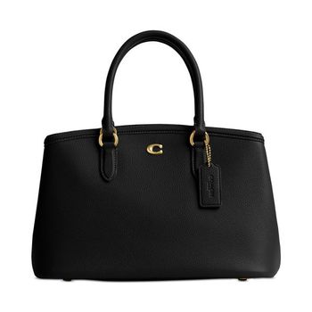 코치 우먼 레거시 미디움 Pebbled 레더 Carryall 28 Merlot 21809822 1035533_이미지