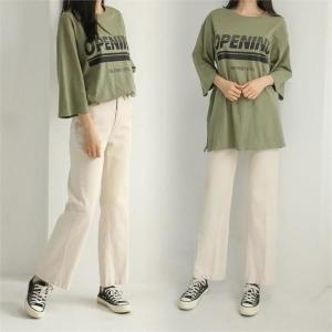 강물처럼 위쉬몰 WB 오프닝트임롱박스티 A618H008 빅사이즈 5839623