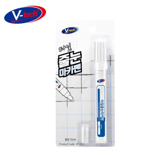 브이텍 V-tech VT-015 타일줄눈 마카펜 10ml 곰팡이제거_이미지