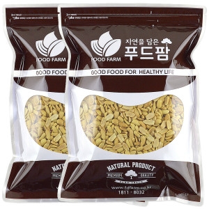푸드팜 햇 볶음땅콩 (반태) 1kg (2개)_이미지