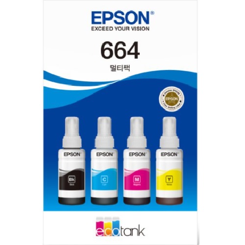 Epson 정품 664 (T664670) 4색 세트 (7개)_이미지