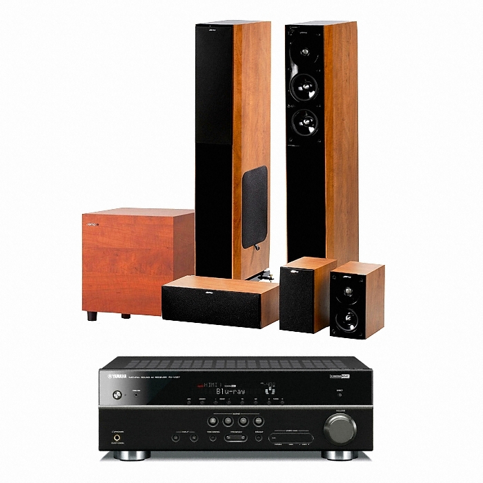 야모 S606 5.1채널 + 야마하 AV리시버 (RX-V567, SUB-210)