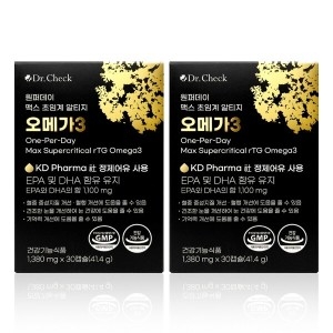  닥터체크 원퍼데이 맥스 초임계 알티지 오메가3 30캡슐 [2개]