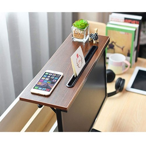 에코벨 모니터선반 베이지/파티션 데스크 TV 사무용품 정리 받침대_이미지