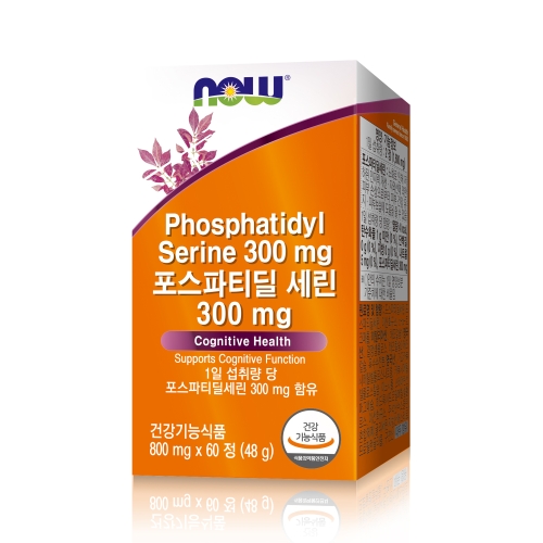 나우푸드 포스파티딜세린 300mg 60정이미지입니다. 누르면 해당 게시물로 새창이동합니다.