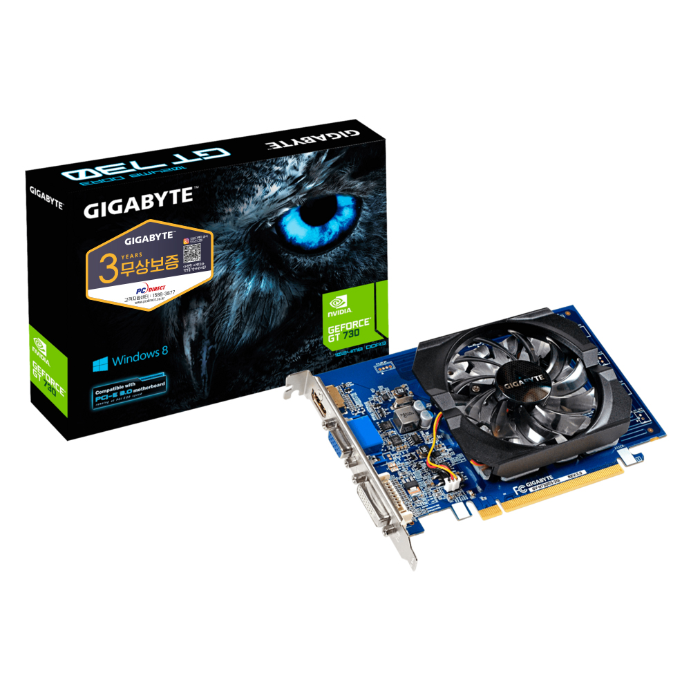 지포스 GT730 UD2 V3 D3 2GB 피씨디렉트