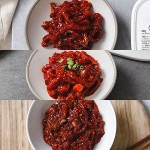 동화푸드 오마니젓갈 속초명물 저염 젓갈 무말랭이무침/오징어/비빔 1kg