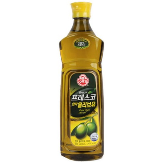 프레스코 압착 올리브유 900ml (2개)_이미지