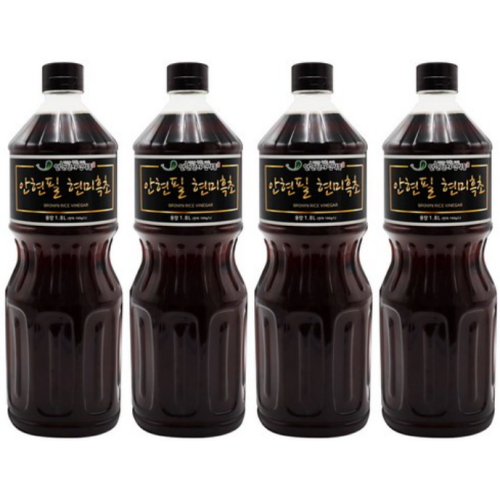 천연식품 안현필 현미 흑초 1.8L (4개)_이미지