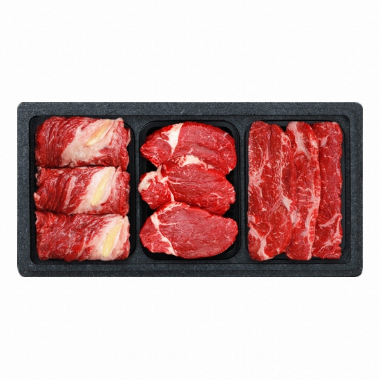 한결푸드 남도애한우 한우 1등급 알찬 구이세트 1호 1.2kg (1개)_이미지