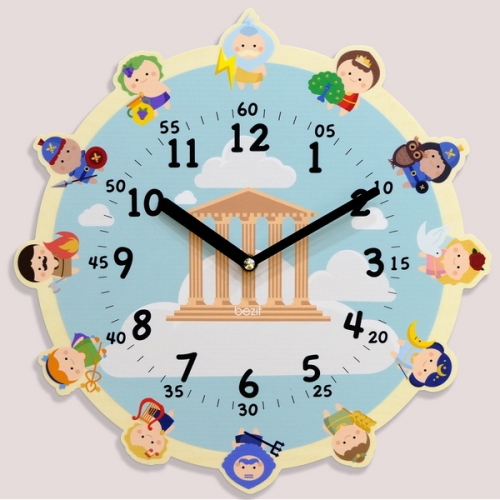 베짓 원더타임시리즈-올림포스 12신 무소음 벽시계-베짓_이미지