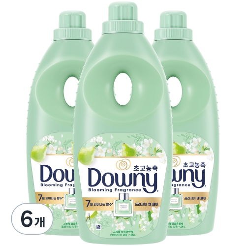 다우니 향수 컬렉션 프리지아 앤 페어 1L (6개)_이미지