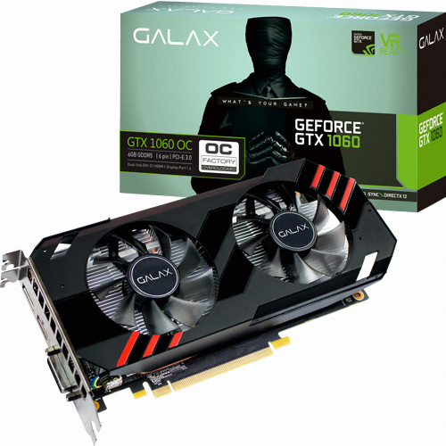 ������ GALAX ������ GTX1060 OC D5 6GB DUAL