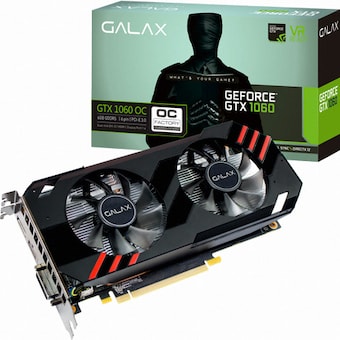 갤럭시 GALAX 지포스 <b>GTX</b><b>1060</b> OC D5 6GB DUAL