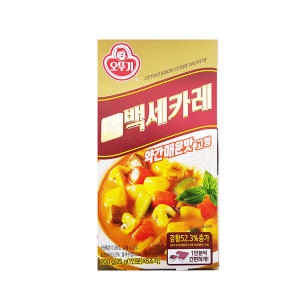 오뚜기 백세카레 약간매운맛 고형 200g (1개)_이미지