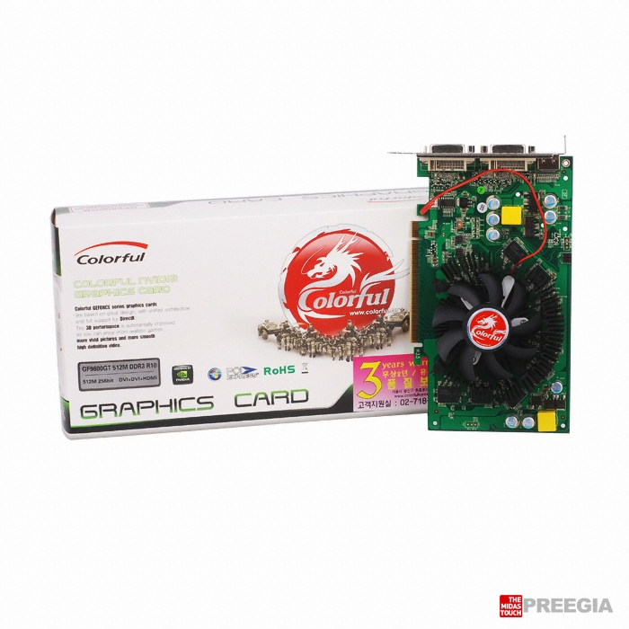 COLORFUL 지포스 9600GT Smart 512MB_이미지