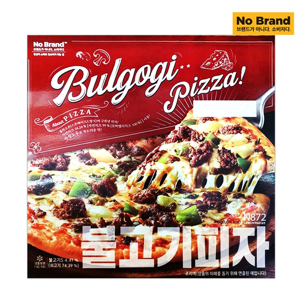 이마트 노브랜드 불고기 피자 410g (1개)