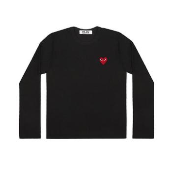 꼼데가르송 Play Comme des Garcons 플레이 롱슬리브 티셔츠 블랙 AZ-T118-05_이미지