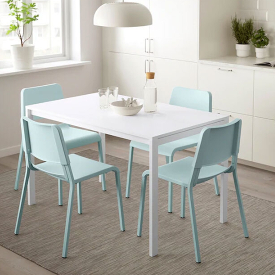 이케아 MELLTORP 식탁 1250 (테오도레스의자4개)_이미지