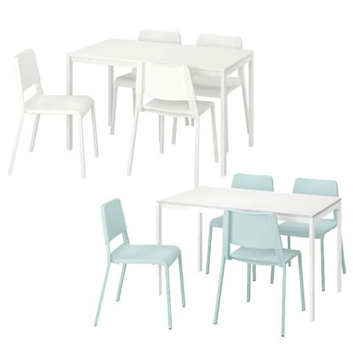 이케아 MELLTORP 식탁 1250 (테오도레스의자4개)_이미지