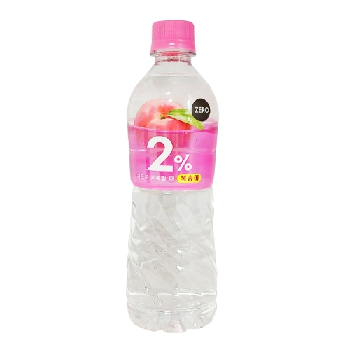 롯데칠성음료 2% 부족할때 복숭아 제로 500ml (72개)_이미지