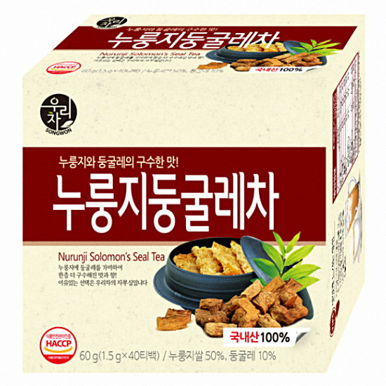 송원식품 우리차 누룽지둥굴레차 40T (1개)_이미지