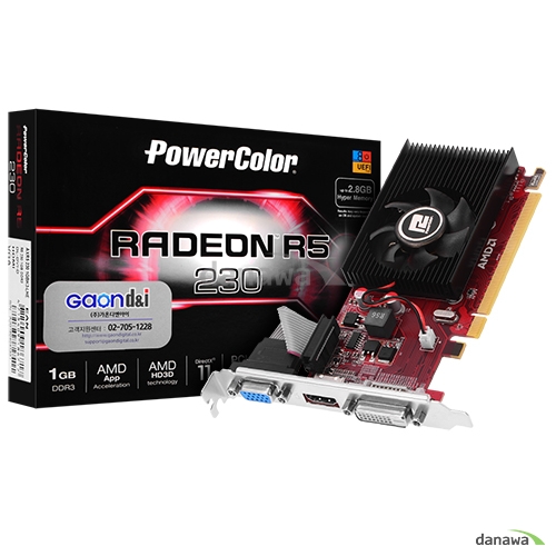 PowerColor 라데온 R5 230 D3 1GB Fan 가온디앤아이_이미지