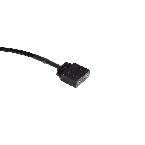 ALPHACOOL ARGB 3pin to 3pin 연장 케이블 (0.15m, 블랙)_이미지