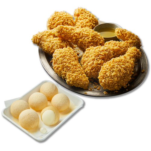 BBQ치킨 ㅤ황금올리브치킨 + 크림치즈볼 교환권_이미지