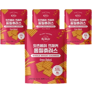 잇츠베러 크래커 통밀츄러스맛 45g 4개_이미지