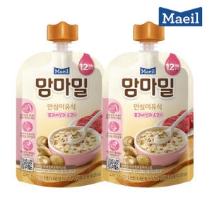 매일유업 맘마밀 안심이유식 표고버섯과 소고기 100g (5개)_이미지