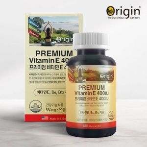 오리진 프리미엄 비타민E 400IU 550mg 90캡슐 (1개)_이미지