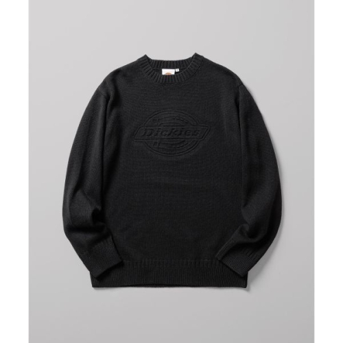 디키즈 lt판gt 엠보스드 로고 풀오버 니트 Black DIKU242LRKN308BK 121388_이미지