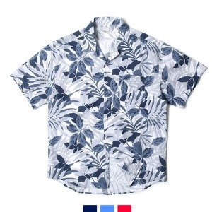 리빌모아 남자 바캉스 하와이안 프린팅 오픈카라 셔츠 KSM-SHH-SCK0