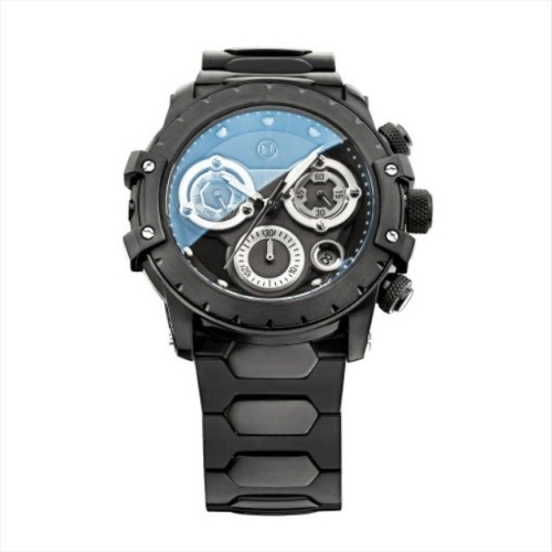 노브 남성 모데나 크로노그래프 블랙메탈_K002-02