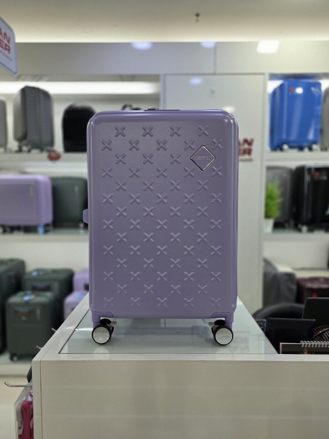 아메리칸투어리스터 PAXTRA 66/24인치화물용 캐리어 LILAC UH1J92002