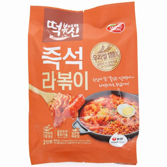 동원F&B 떡볶이의신 즉석 라볶이 2인분 404g (5개)