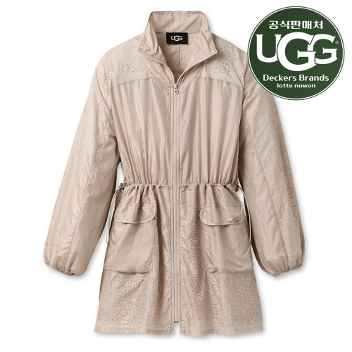 UGG WOMEN 썬 로고 포켓 라이트 원피스 킨리 집 프론트 드레스 1666130510