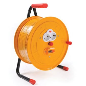 케이디일렉트릭 2구 접지 차단형 전선 <b>릴선</b> 2.5SQ