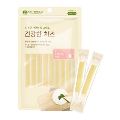 네츄럴랩 독 건강한 치즈 요거트 스틱 100g (8.3g x 12P) (2개)_이미지