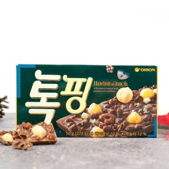 오리온 톡핑 헤이즐넛 그래놀라 43g (10개)