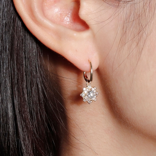 샤밍주얼리 3부 다이아 귀걸이 IGI 랩 GIA 익스클루시브 헤라_이미지