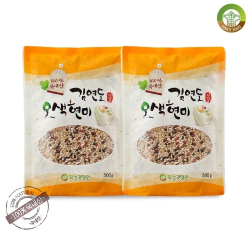 횡성광명원 김연도 웰빙 오색현미 500g (15개)_이미지